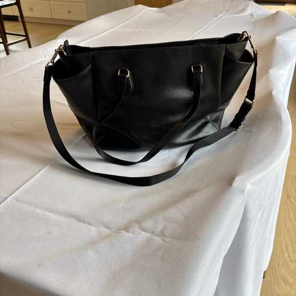 Coach Black Leather Tote Bag - Picture 6 of 10